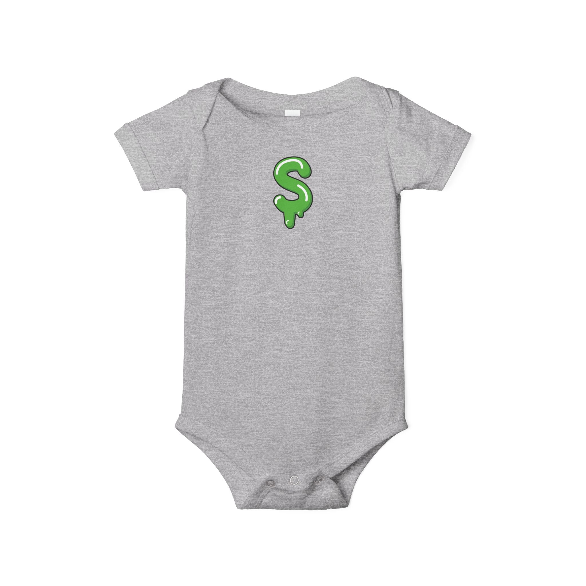 The Slime Shop Infant Bodysuit — Royal Blue / Green Slime Sircle