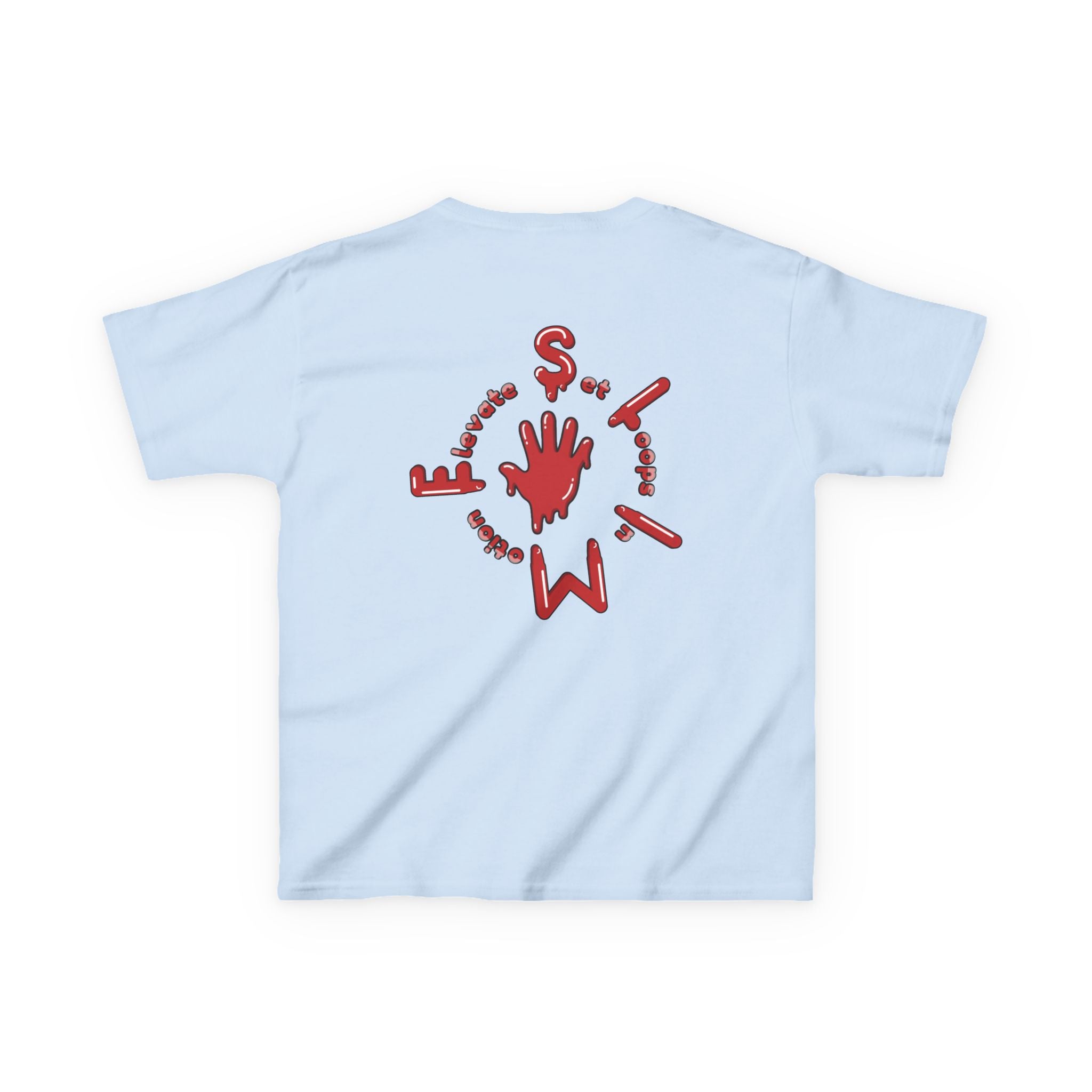 The Slime Shop Kids Tee — Green / Red Slime Sircle