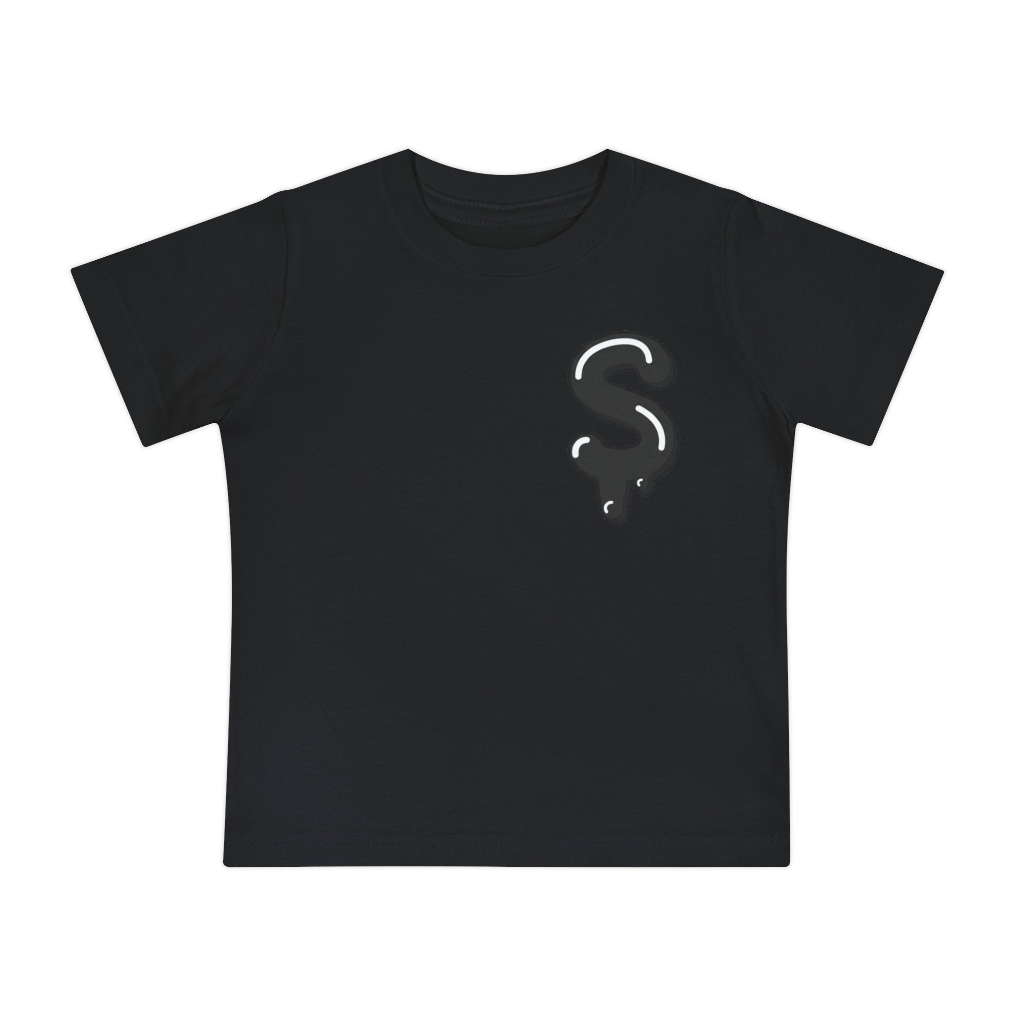 The Slime Shop Baby Tee — Yellow / Black Slime Sircle