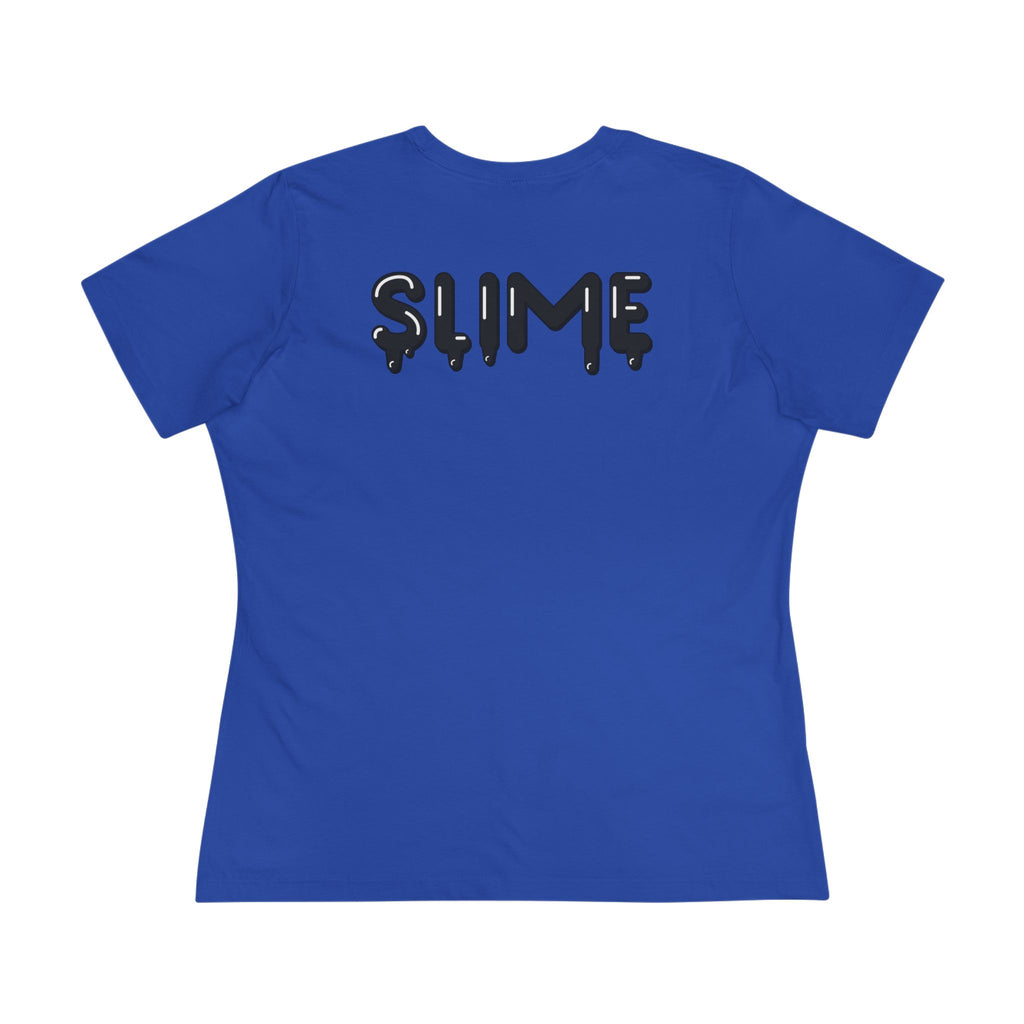 The Slime Shop Women's Tee — White / Black Slime In 5