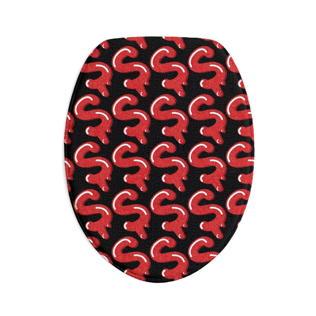 The Slime Shop Bath Mat — Black / Red Slime S (AOP)