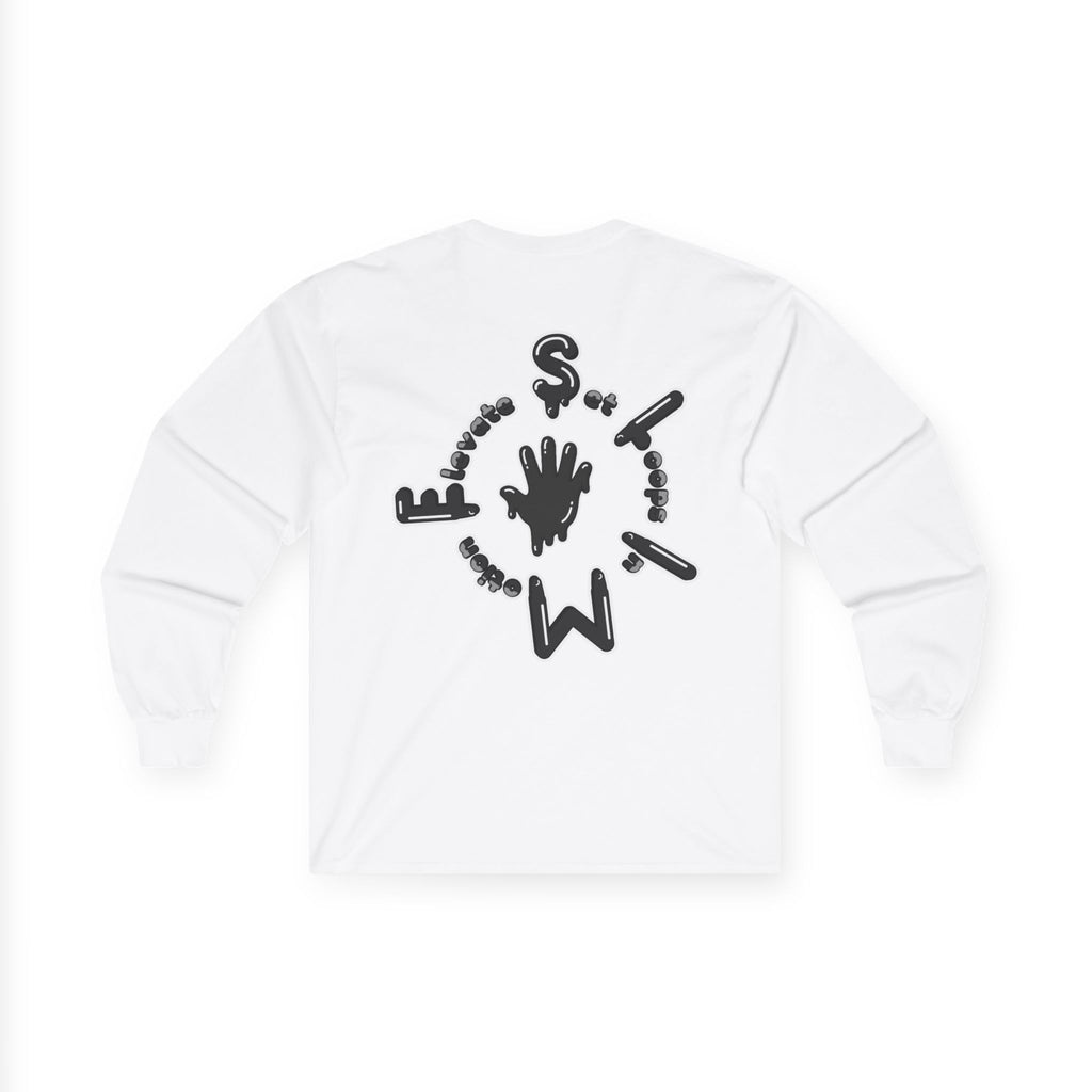 The Slime Shop Black Slime Sircle  Unisex Ultra Cotton Long Sleeve Tee