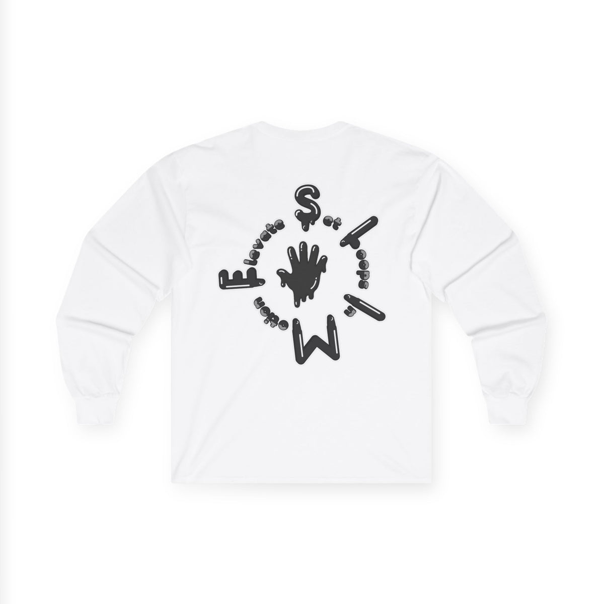 The Slime Shop Black Slime Sircle  Unisex Ultra Cotton Long Sleeve Tee