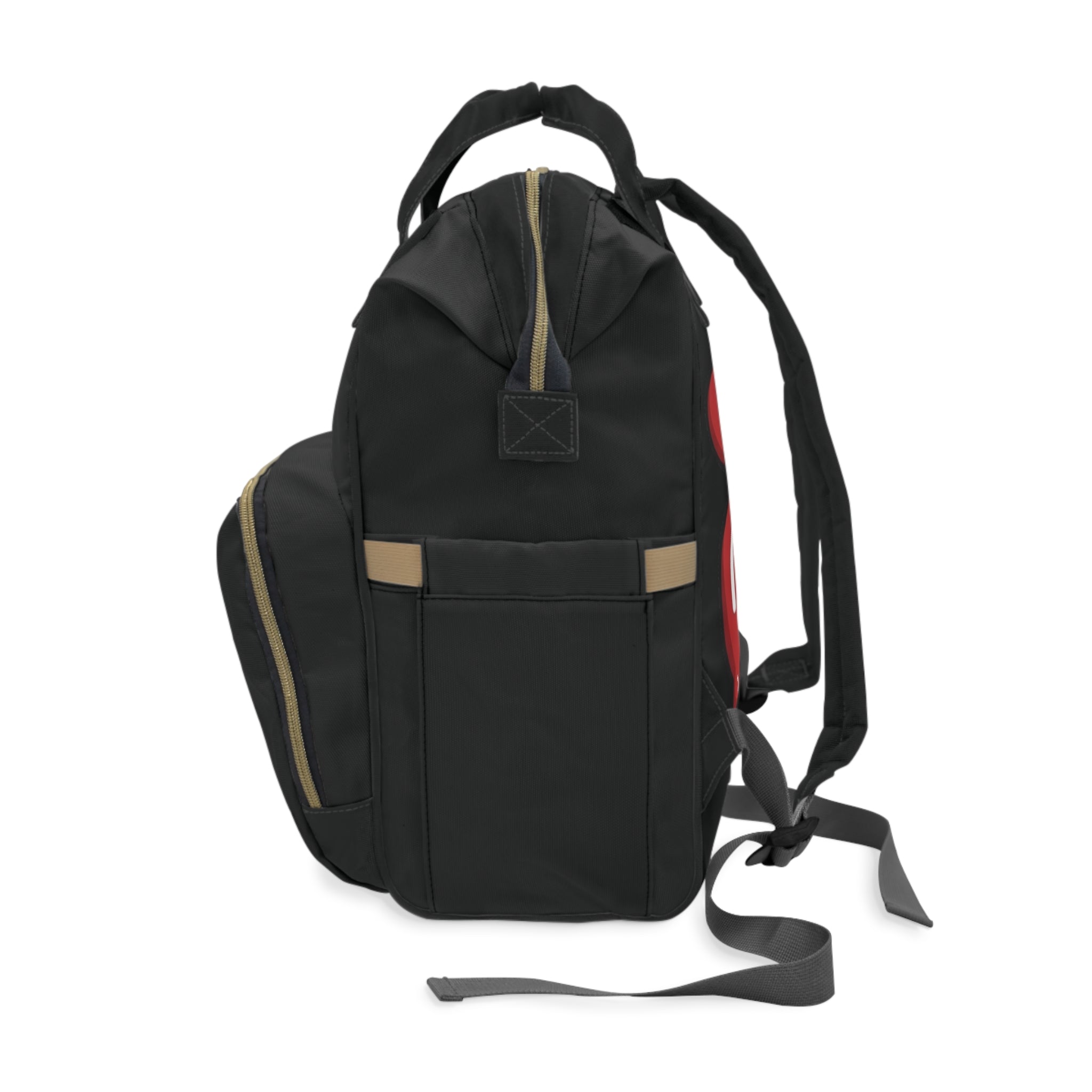 The Slime Shop Diaper Backpack — Black / Red Slime Sircle