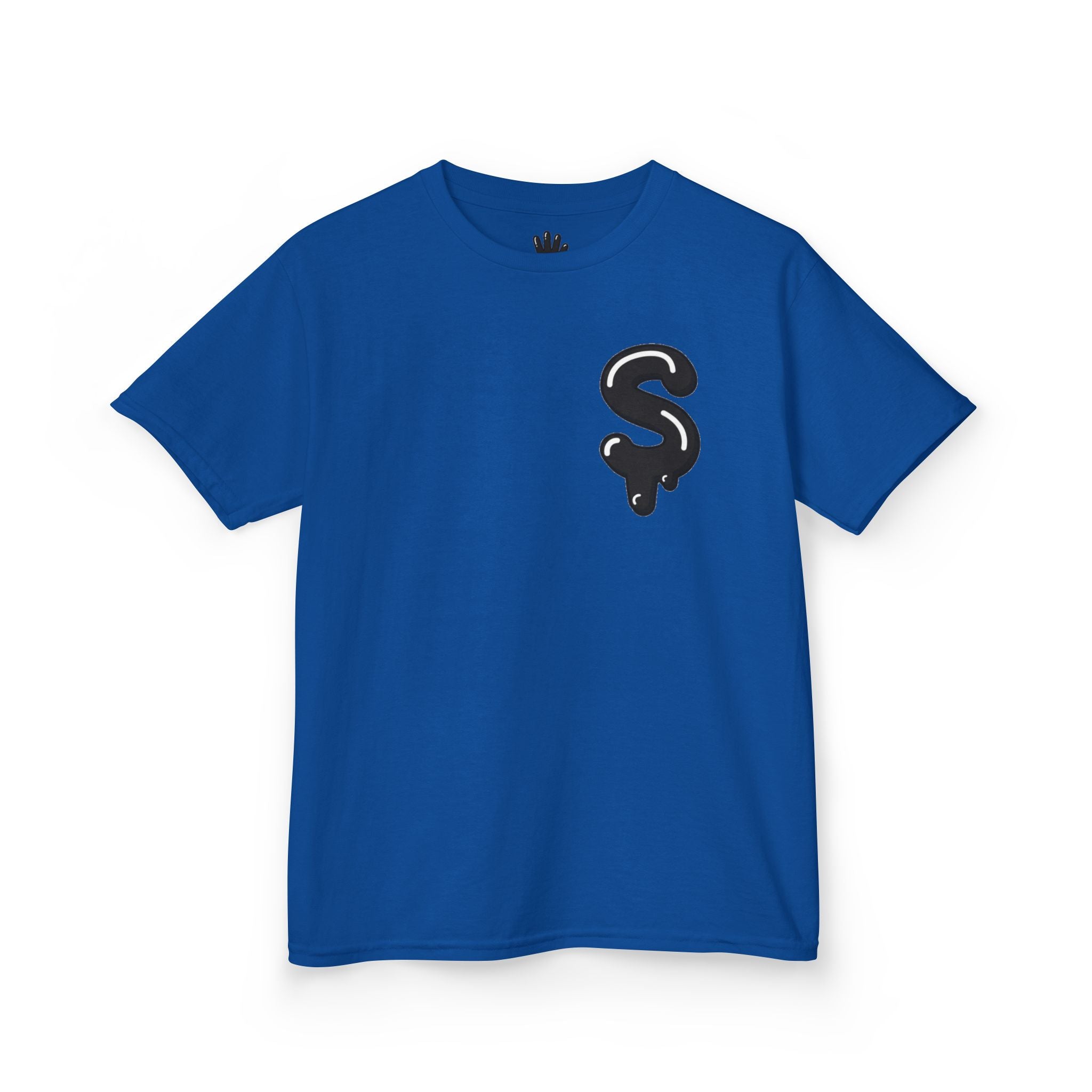 The Slime Shop Kids Tee — Grey / Black Slime Sircle