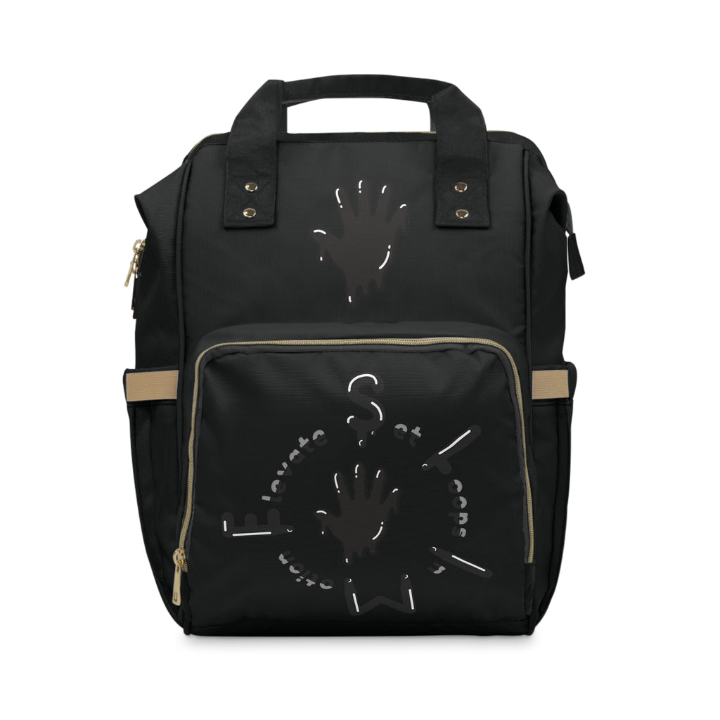 The Slime Shop Diaper Backpack — Black / Blackout Slime Sircle