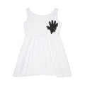 The Slime Shop Women's Skater Dress — White / Black Slime In 5