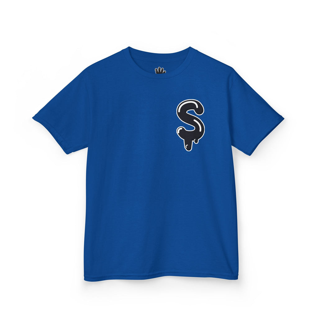 Kids Black/Slime Heavy Cotton™ Tee