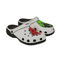 The Slime Shop EVA Foam Clogs — White / Red Slime In 5
