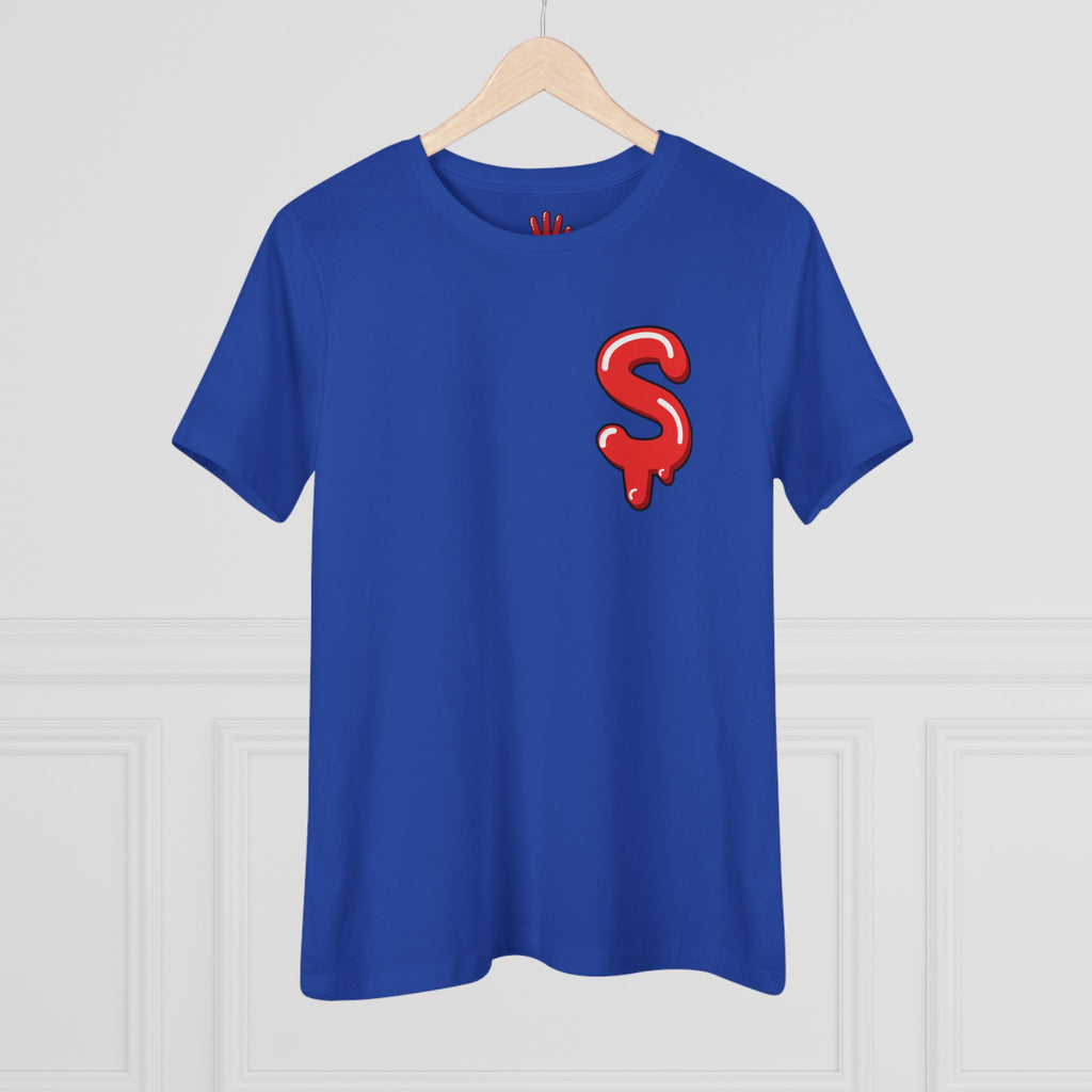 The Slime Shop Women's Tee — White / Red Slime $