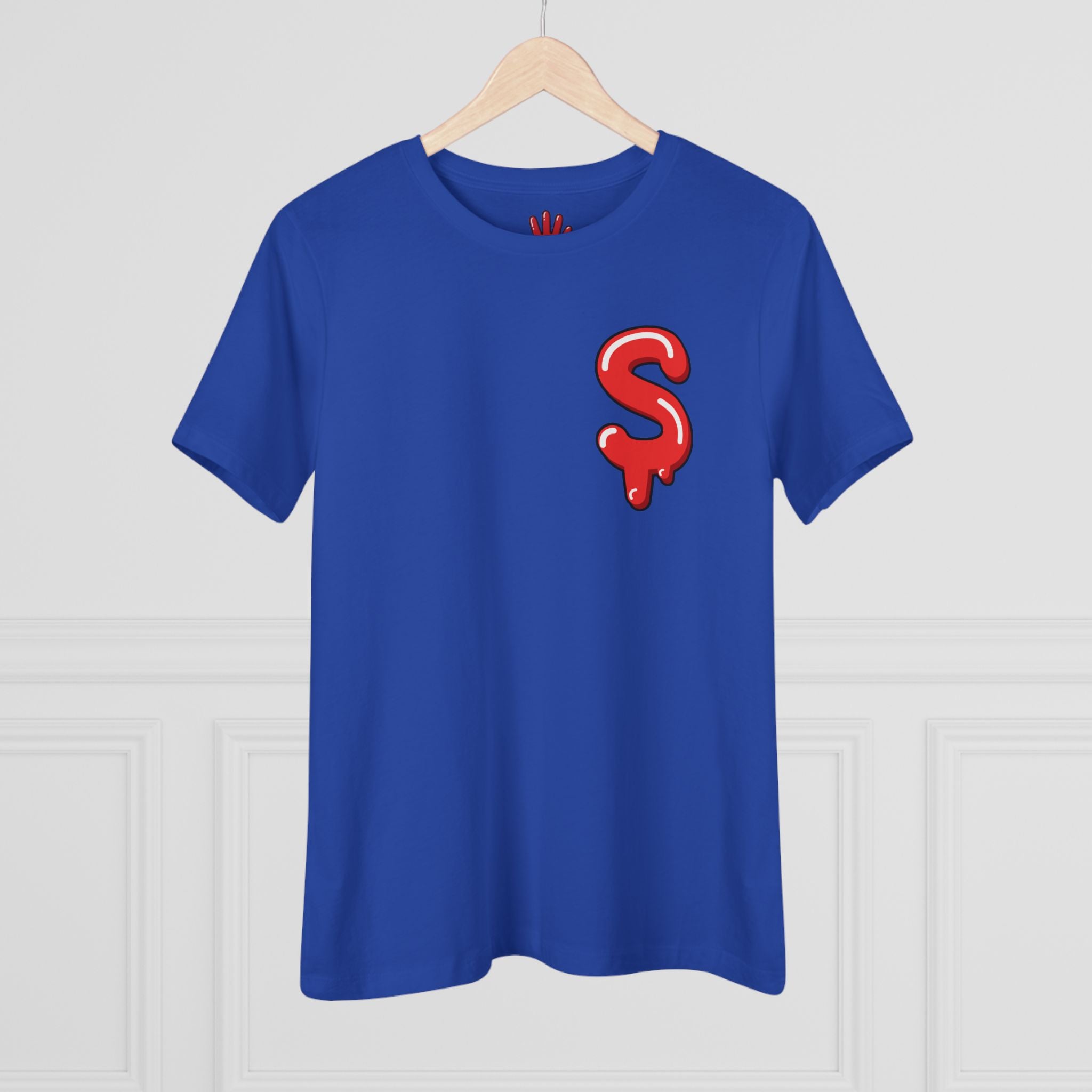 The Slime Shop Women's Tee — White / Red Slime $