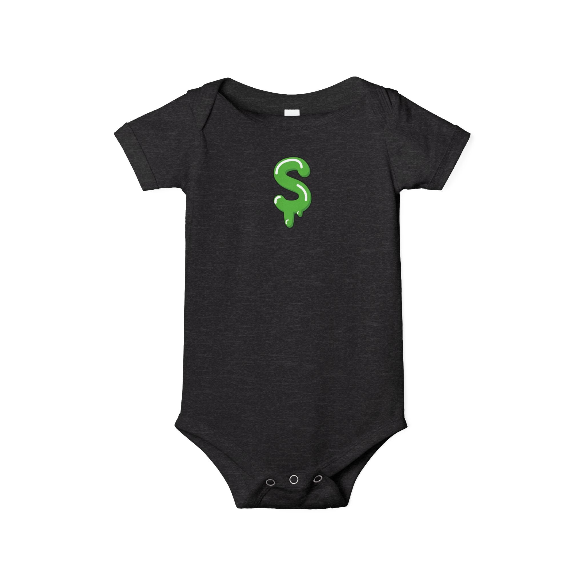 The Slime Shop Infant Bodysuit — Royal Blue / Green Slime Sircle