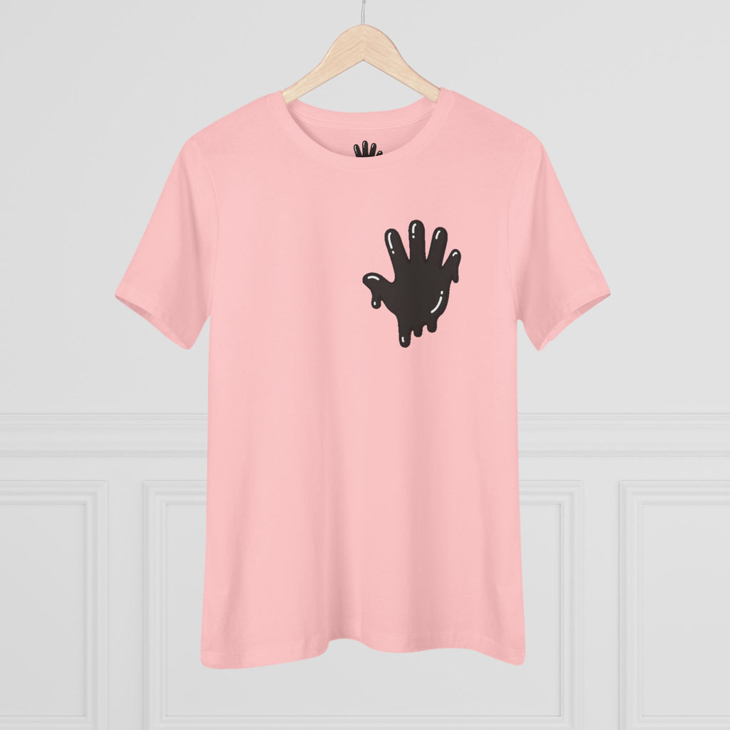 The Slime Shop Women's Tee — White / Black Slime In 5