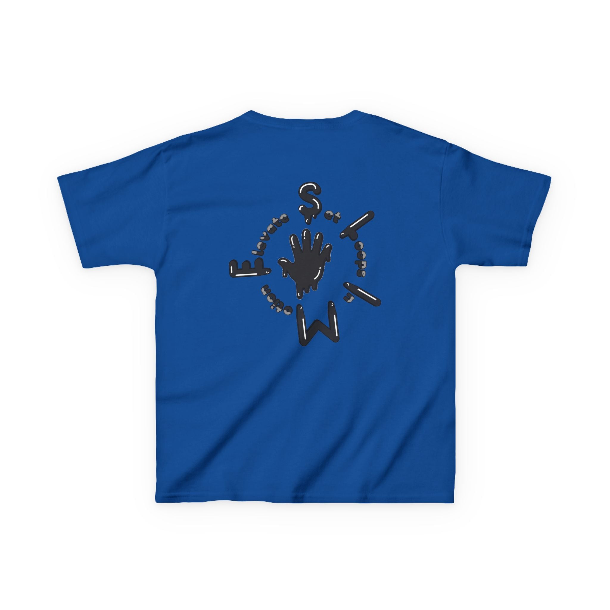 The Slime Shop Kids Tee — Grey / Black Slime Sircle
