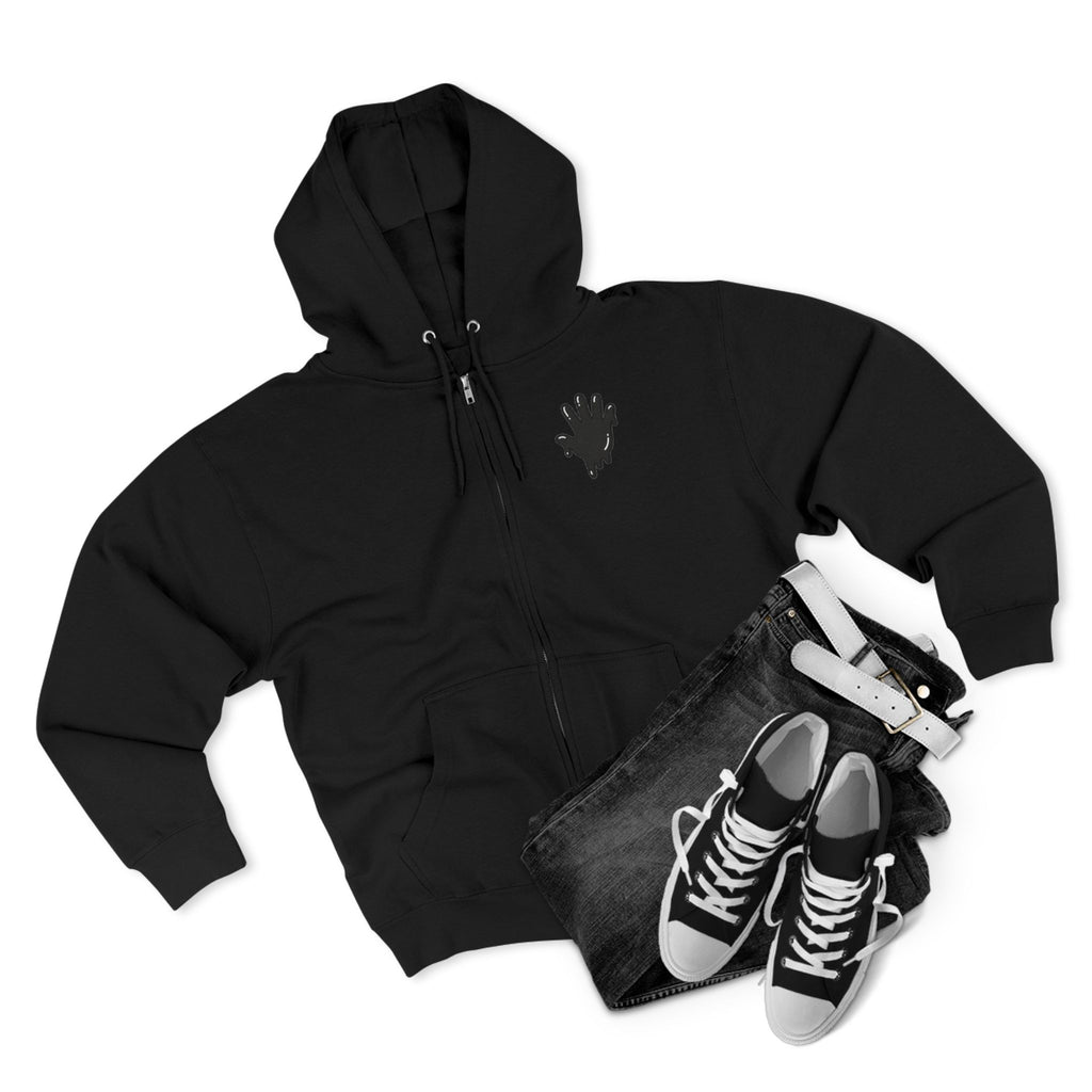 The Slime Shop Zip Hoodie — Heather / Black Slime In 5