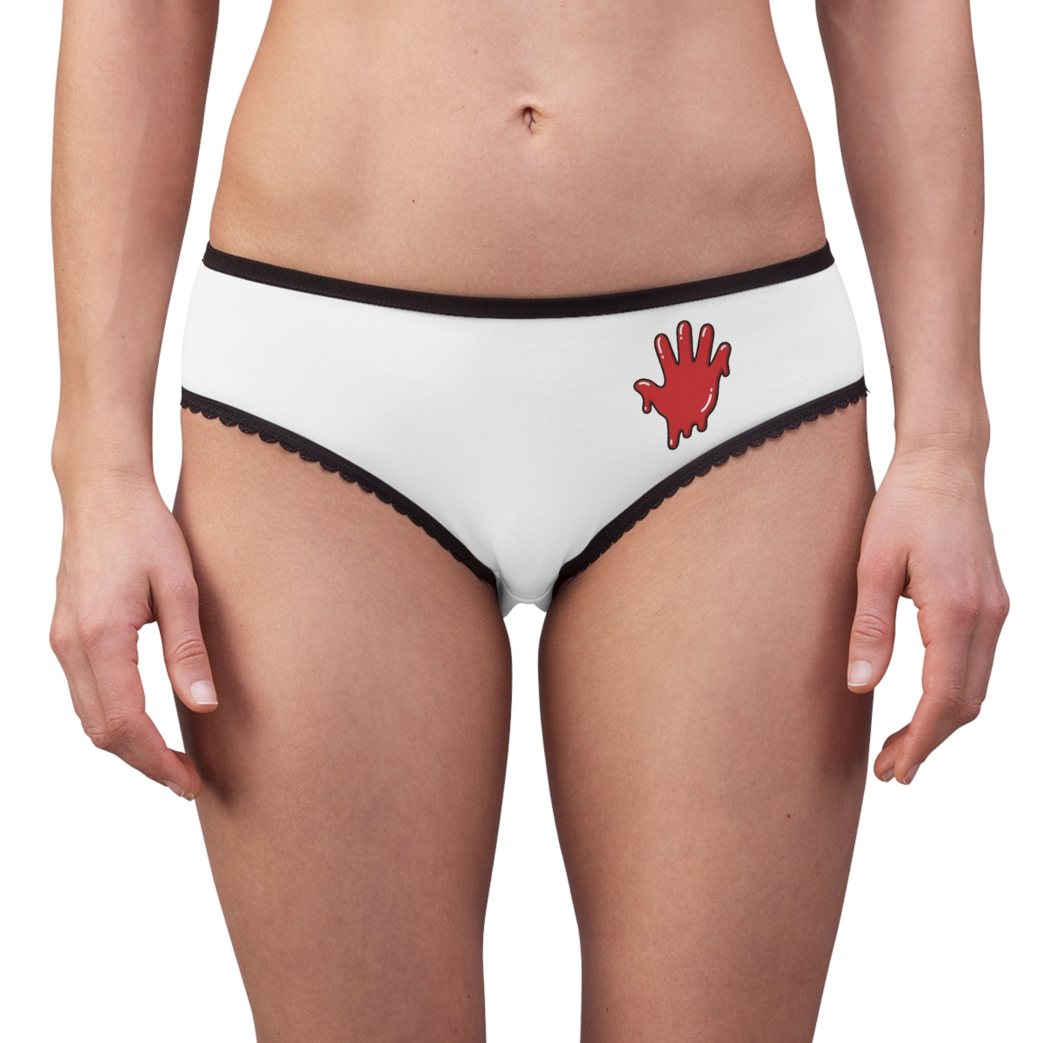 The Slime Shop Women's Briefs — White / Red Slime In 5