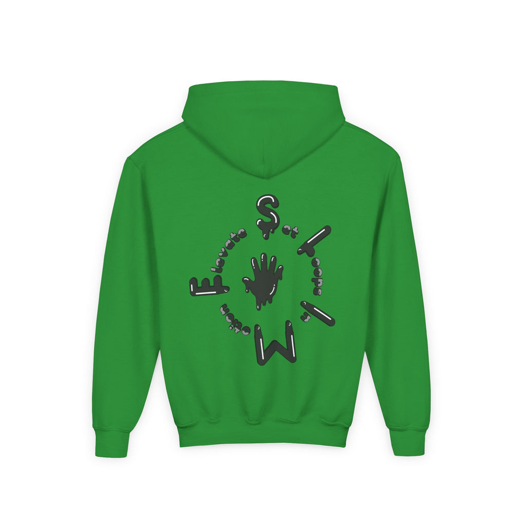 The Slime Shop Youth Hoodie — Royal Blue / Black Slime $