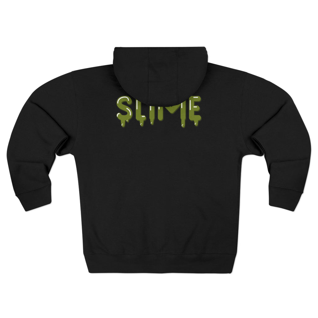 The Slime Shop Zip Hoodie — Heather / Olive Slime In 5
