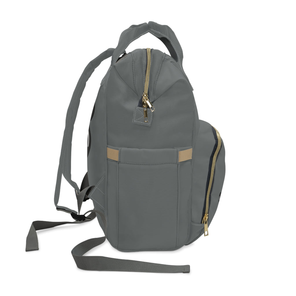 The Slime Shop Diaper Backpack — Gray / Black Slime Sircle