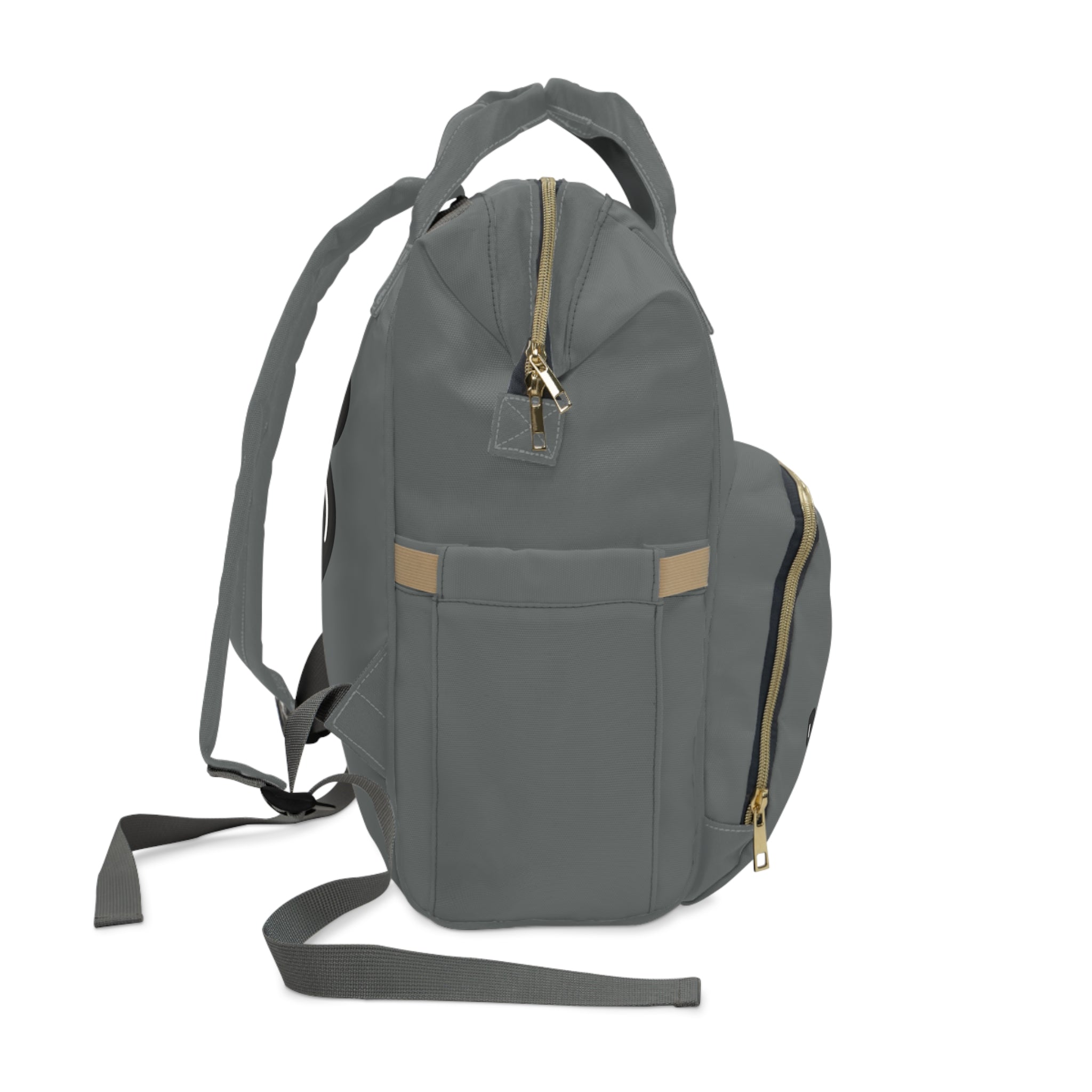 The Slime Shop Diaper Backpack — Gray / Black Slime Sircle