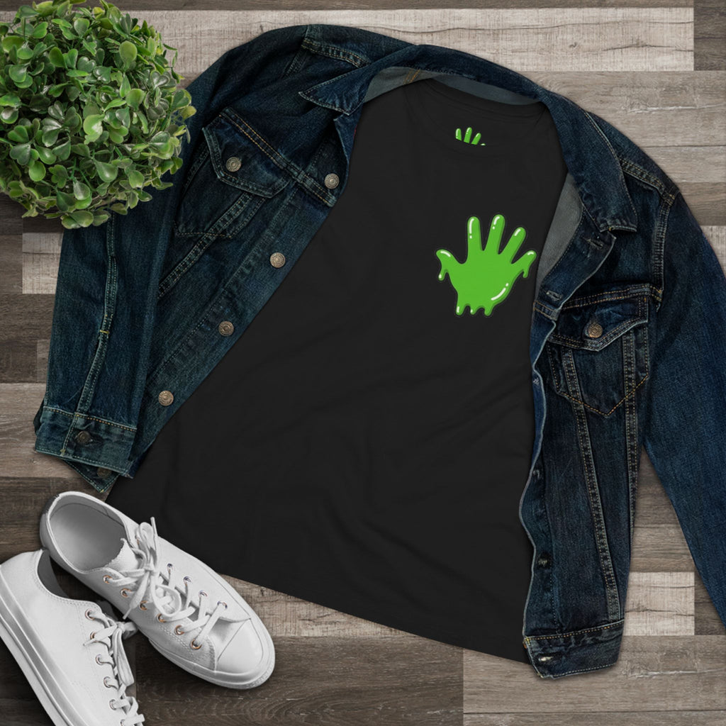 The Slime Shop Women's Tee — White / Green Slime In 5
