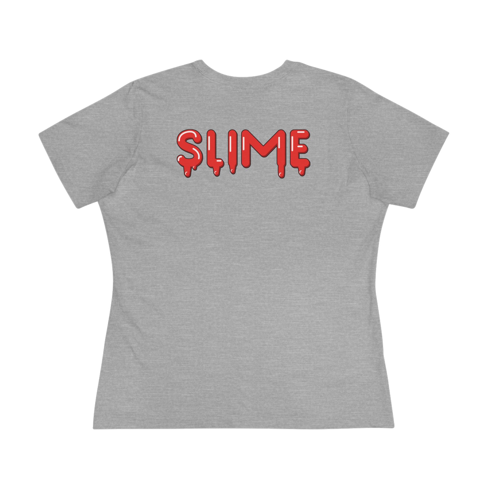 The Slime Shop Women's Tee — White / Red Slime $