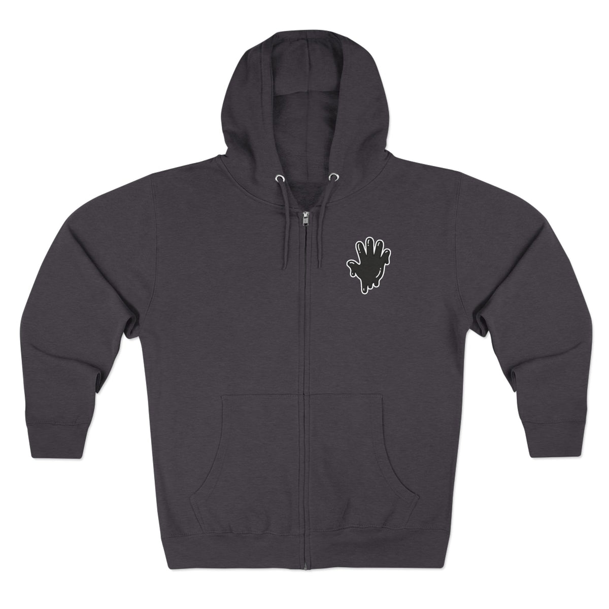 The Slime Shop Zip Hoodie — Heather / Black Slime In 5