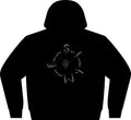 The Slime Shop Full-Zip Hoodie — Grey / Black Slime Sircle