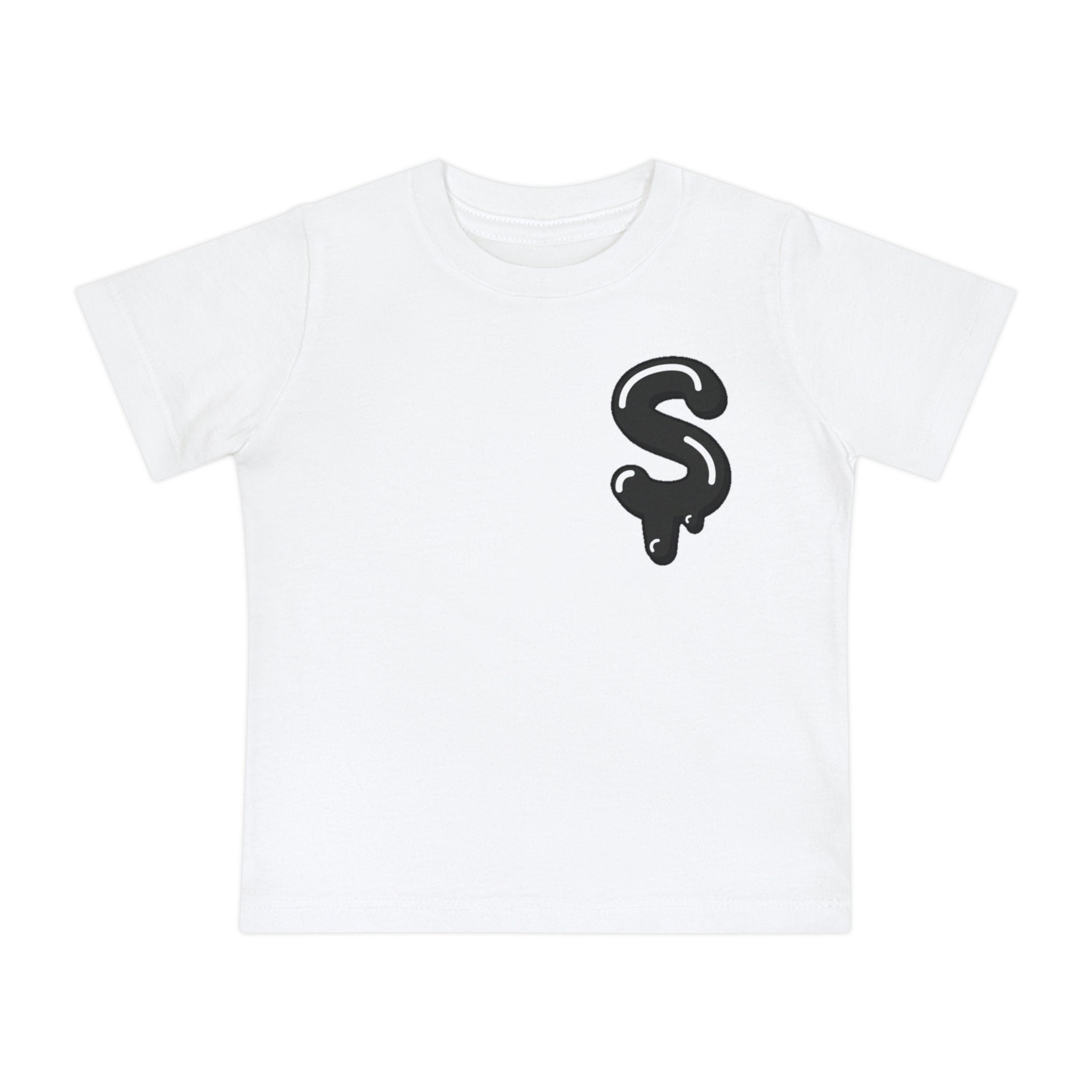 The Slime Shop Baby Tee — Yellow / Black Slime Sircle