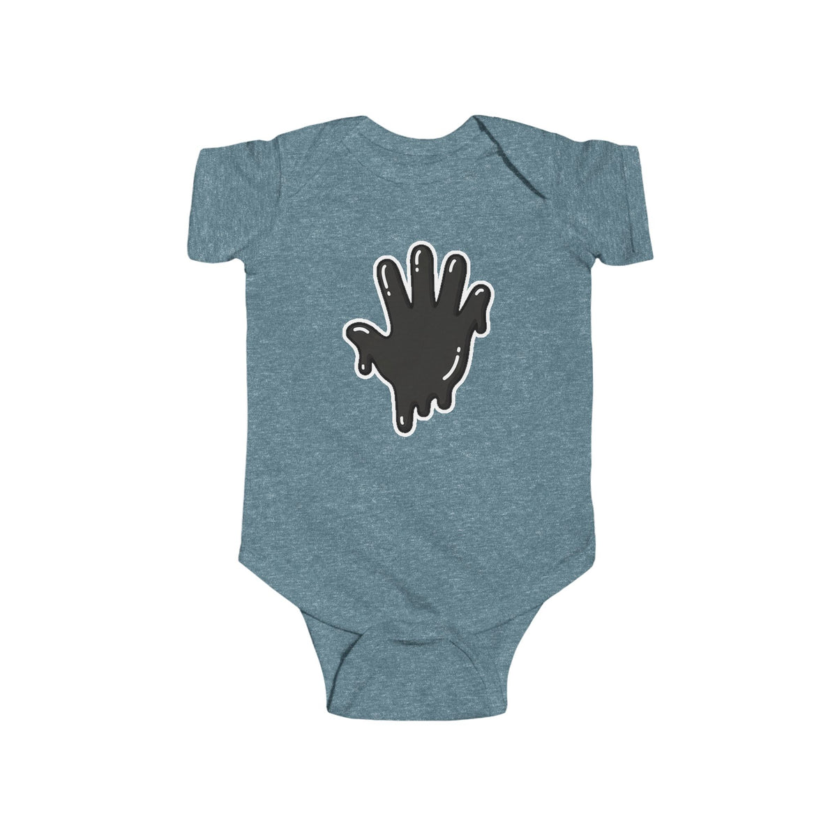 Infant Black/Si5 Fine Jersey Bodysuit