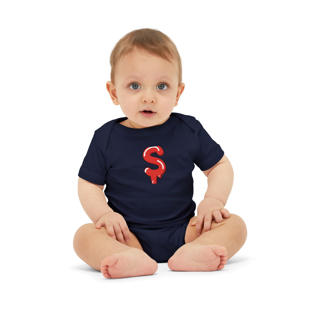 Infant Red/Slime$ Jersey One Piece