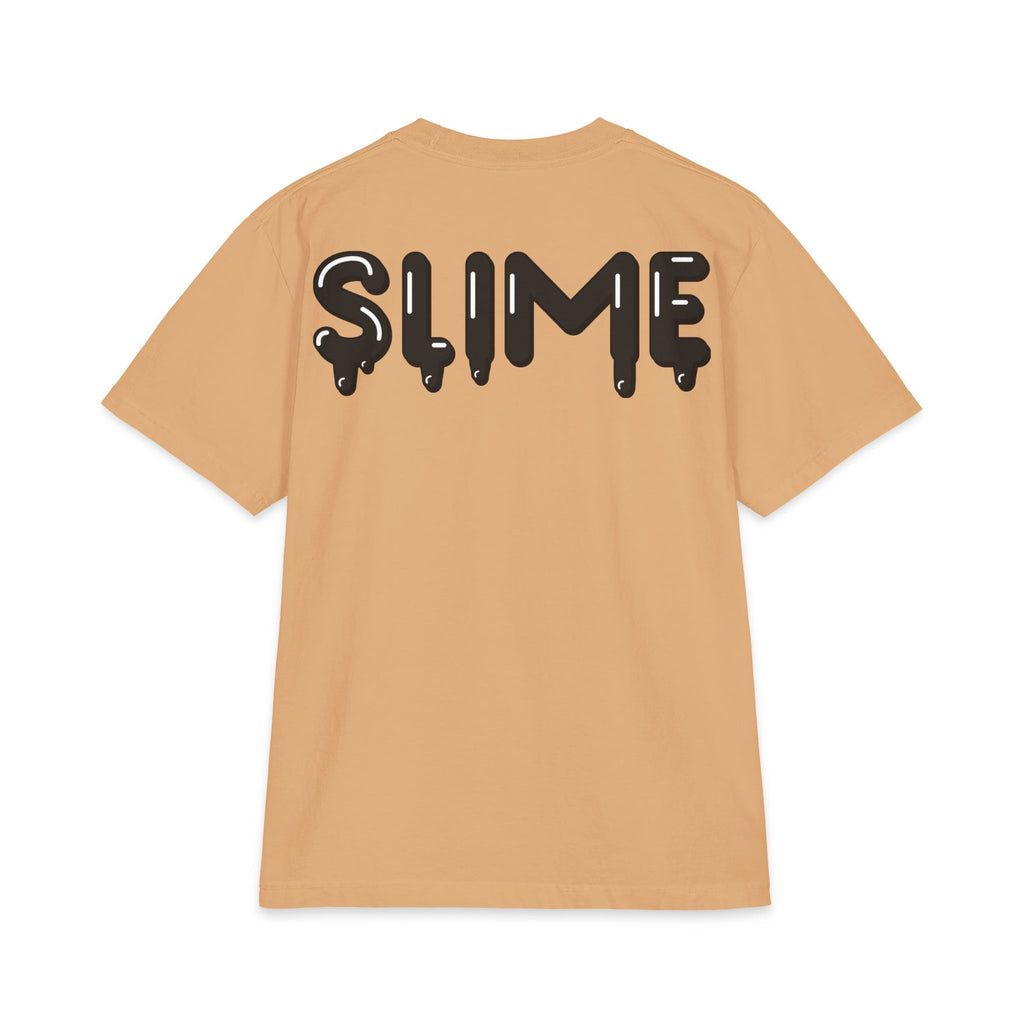 The Slime Shop Max Heavyweight Tee — White / Black SLIME