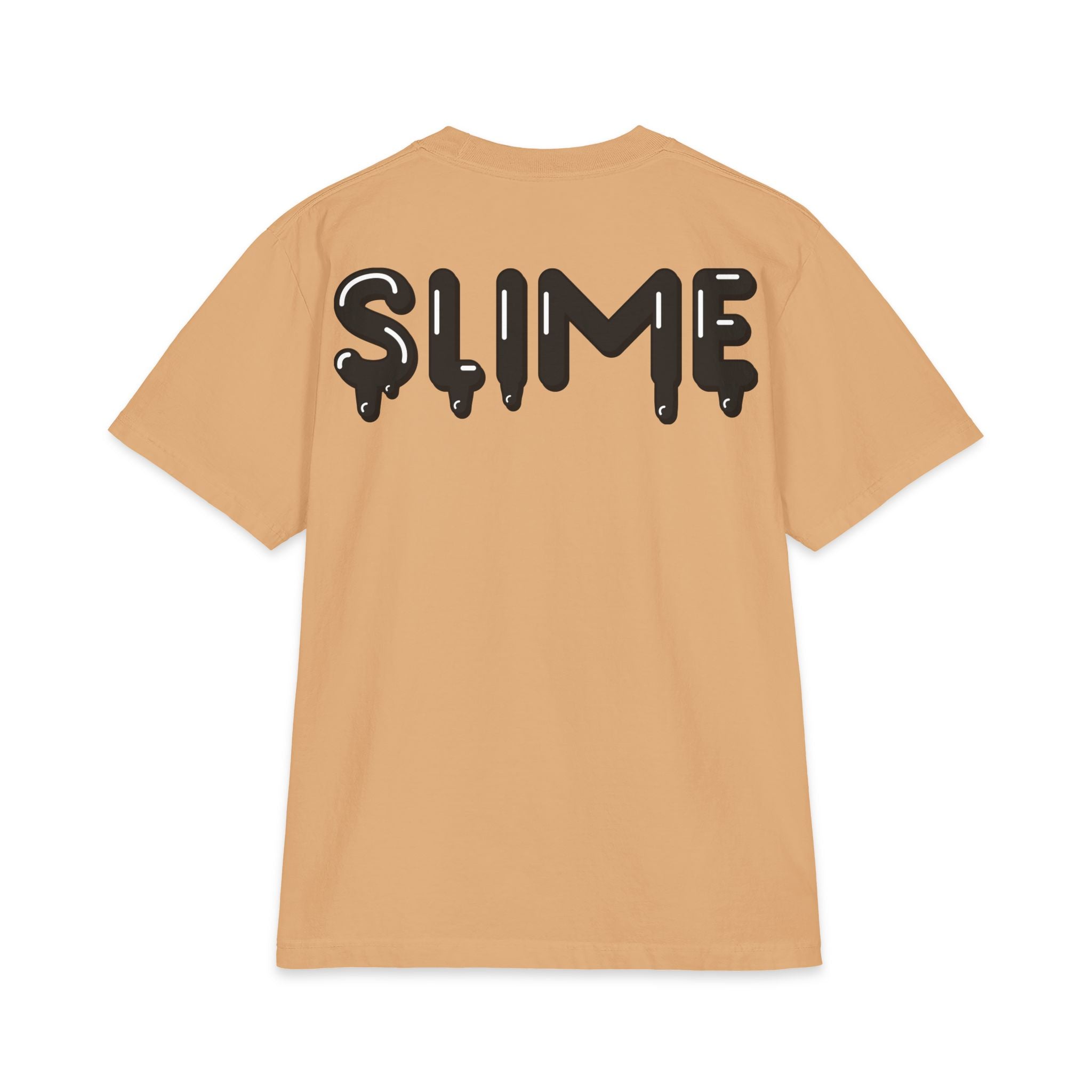 The Slime Shop Max Heavyweight Tee — White / Black SLIME