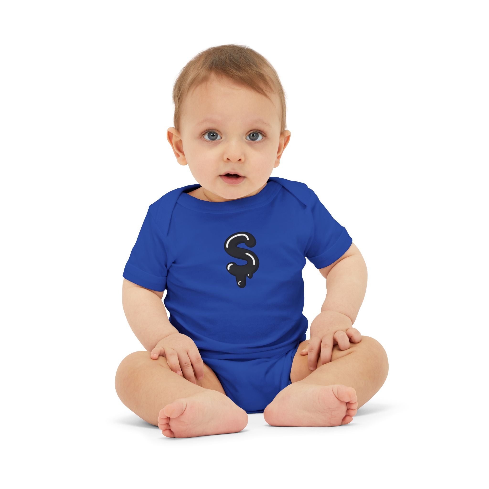 The Slime Shop Infant Jersey One Piece — Heather Grey / Black Slime Sircle