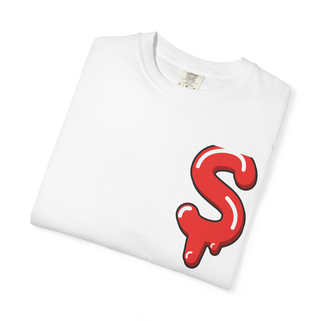 The Slime Shop Signature Tee — Red $ Logo