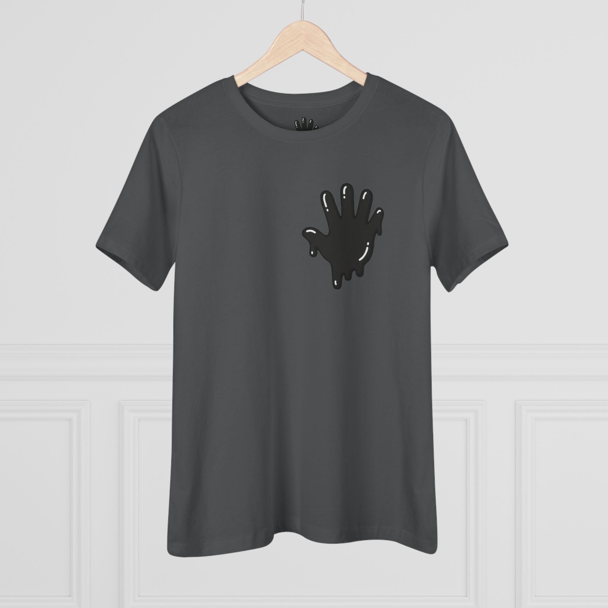 The Slime Shop Women's Tee — White / Black Slime In 5