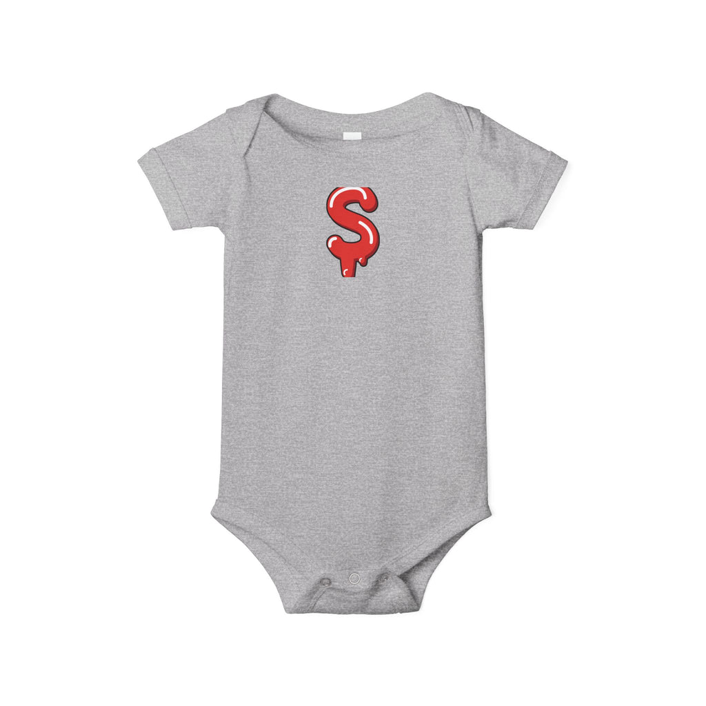 Infant Red/Slime$ Jersey One Piece