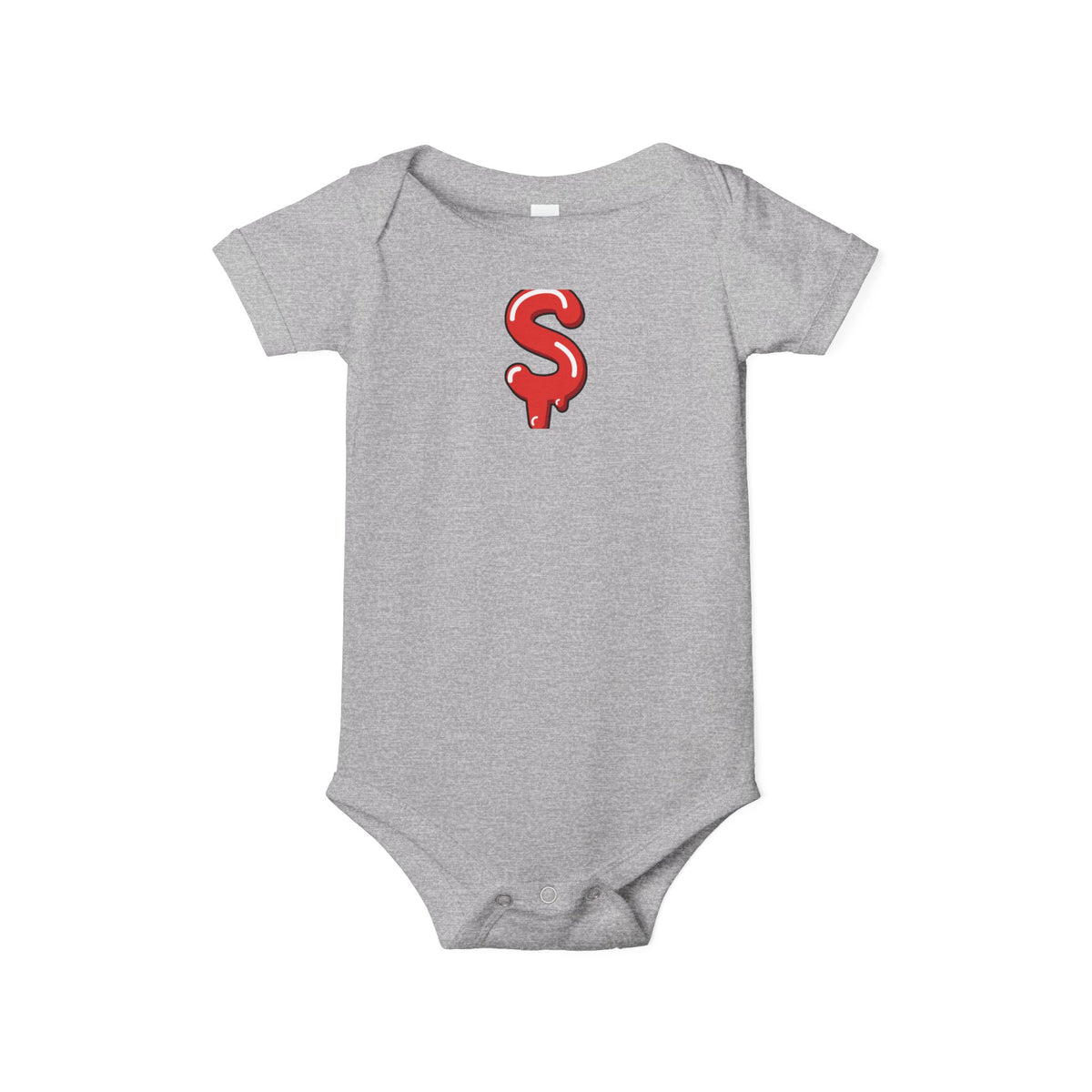 Infant Red/Slime$ Jersey One Piece