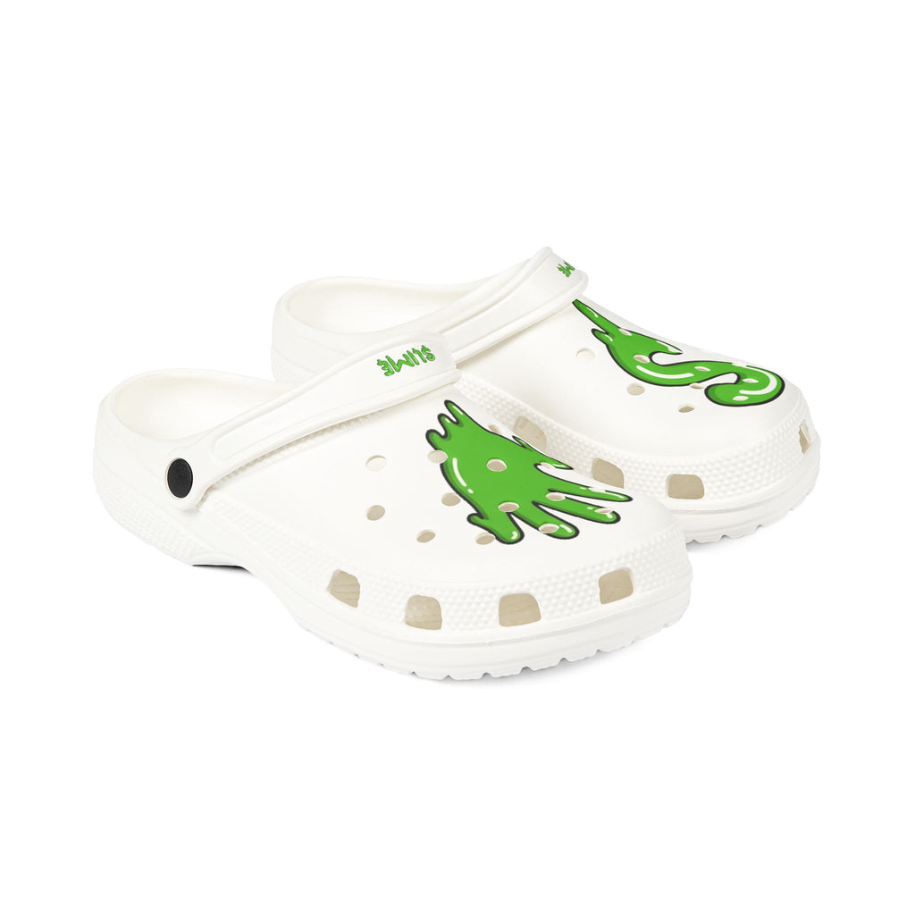 The Slime Shop Foam Clogs — Green / Slime Drip