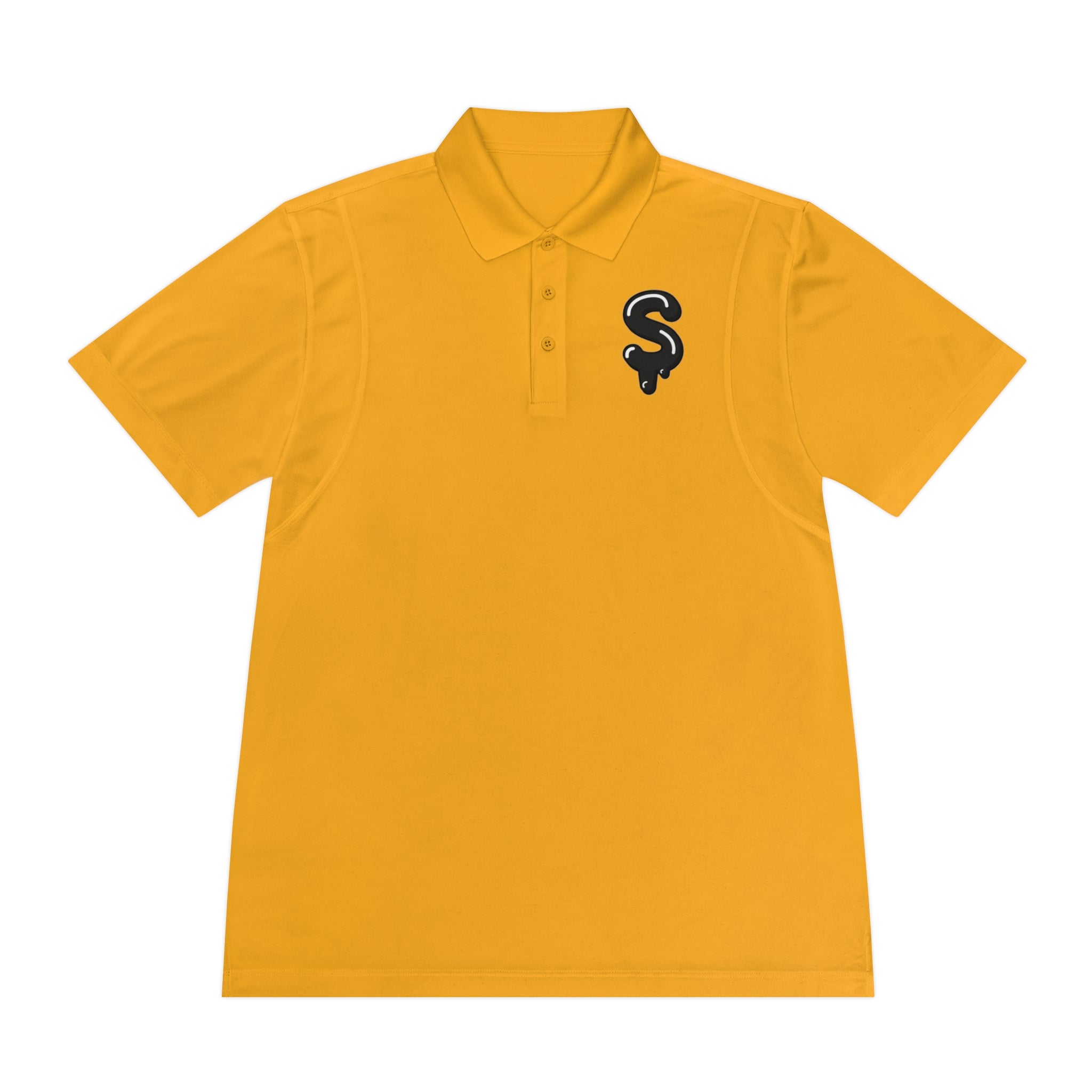 The Slime Shop Sport Polo — Lime Green / Black Slime Sircle