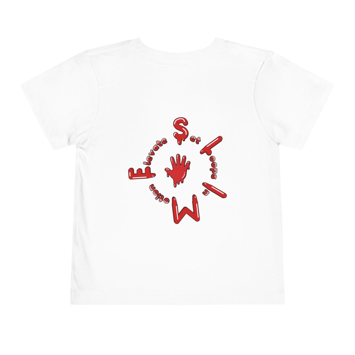 Toddler Red/Slime Short Sleeve Tee