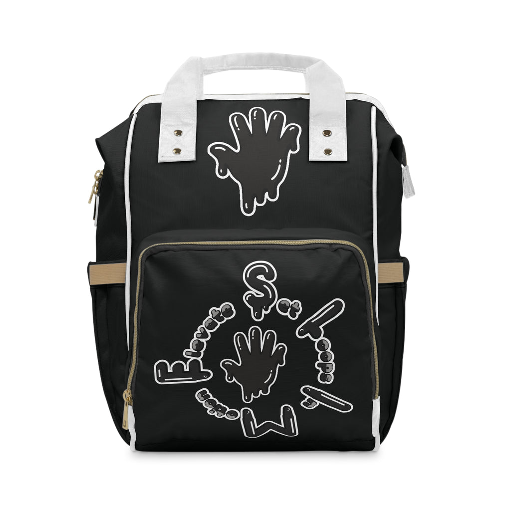 Black Slime Diaper Bag