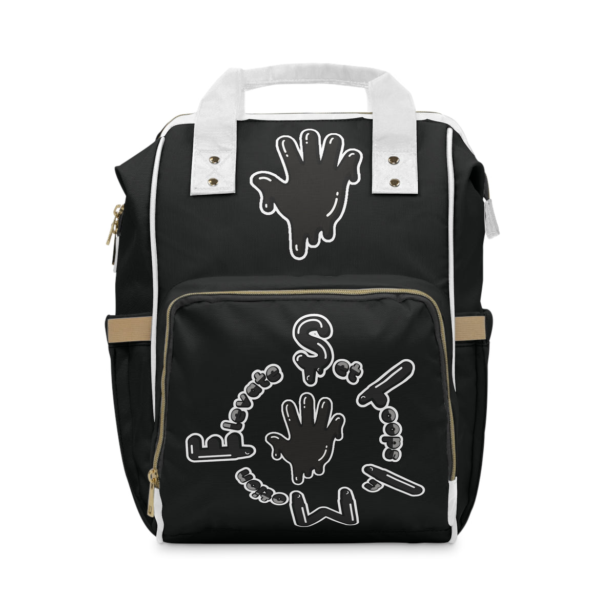 Black Slime Diaper Bag