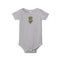The Slime Shop Infant Jersey One Piece — Royal Blue / Military Green Slime Sircle