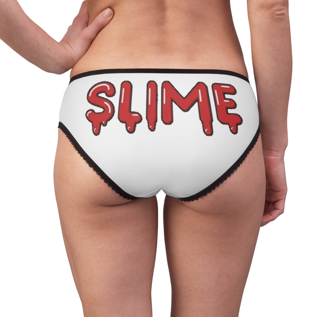 The Slime Shop Women's Briefs — White / Red Slime In 5