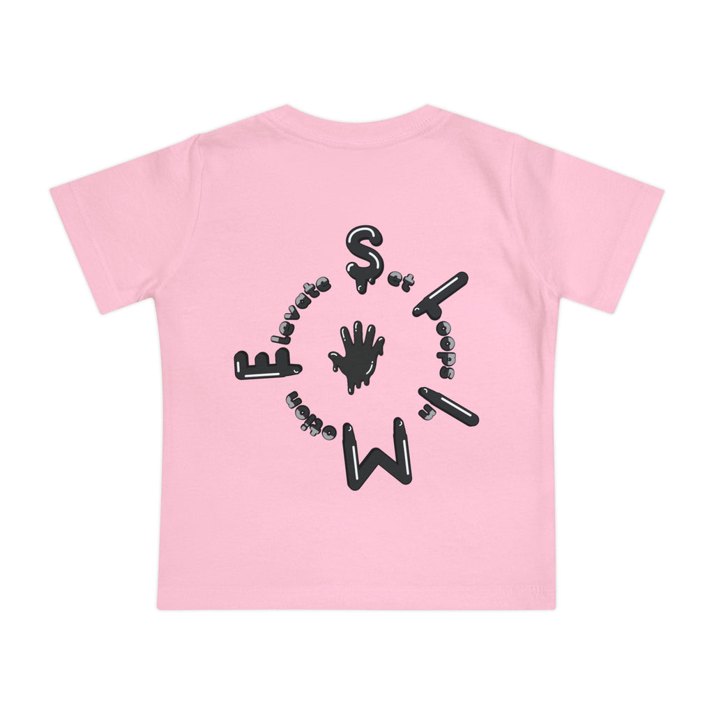 The Slime Shop Baby Tee — Yellow / Black Slime Sircle
