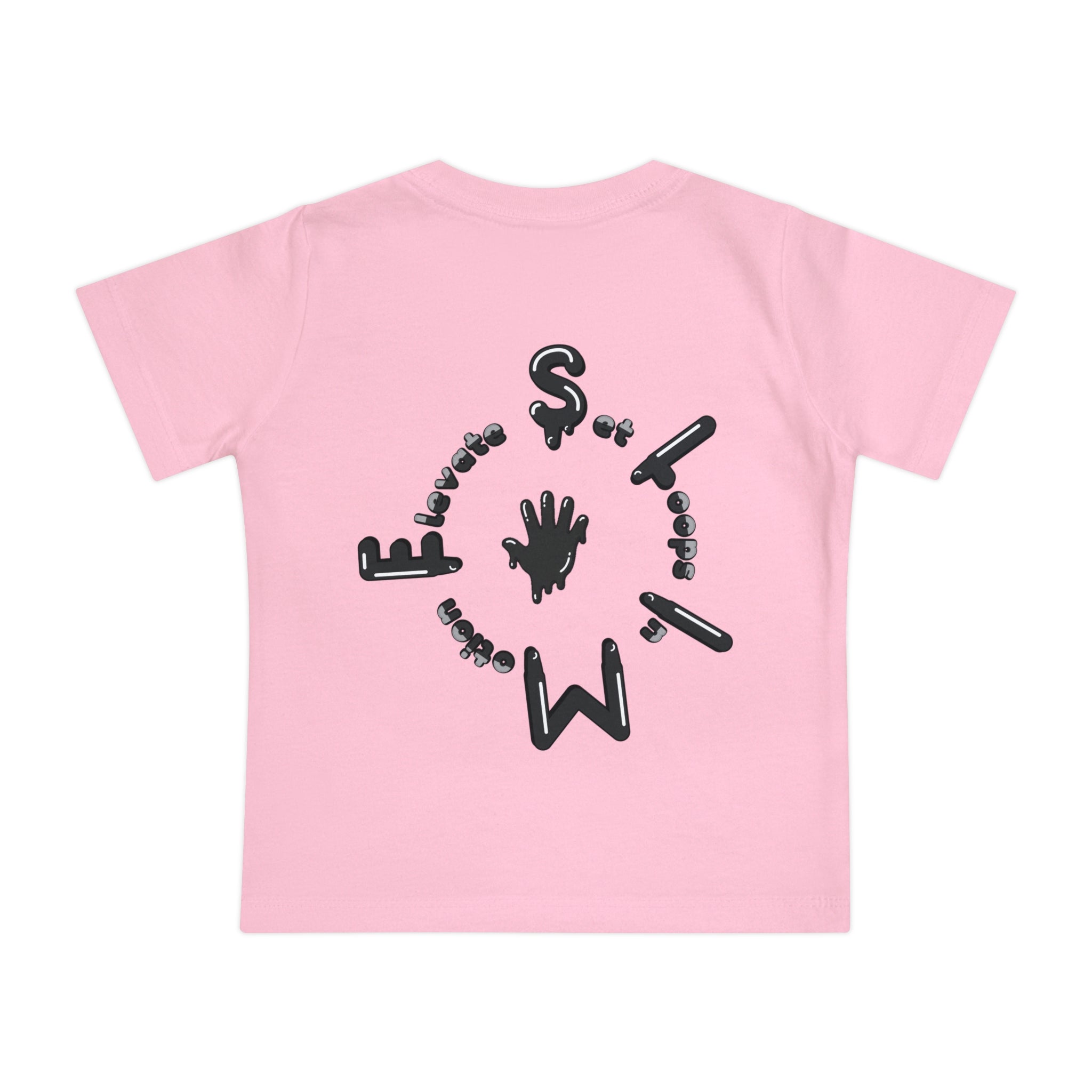 The Slime Shop Baby Tee — Yellow / Black Slime Sircle