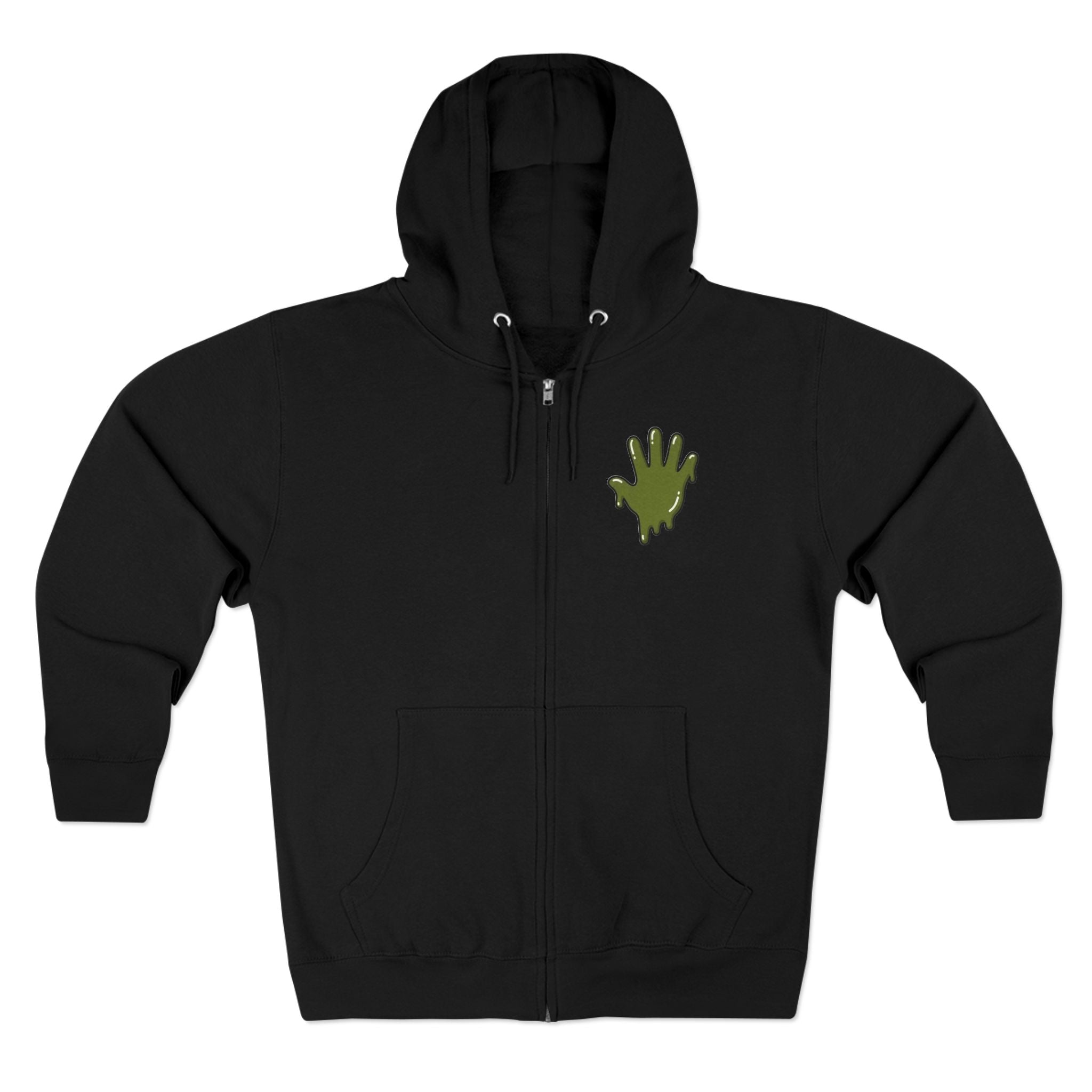 The Slime Shop Zip Hoodie — Heather / Olive Slime In 5