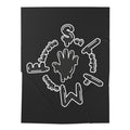 Black Slime Baby Swaddle Blanket