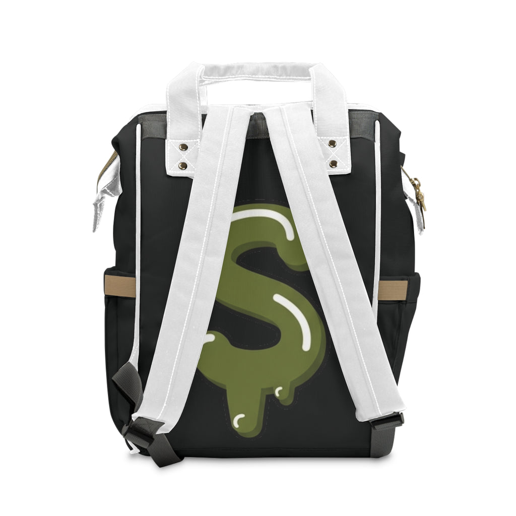 Black/AS Slime Diaper Bag